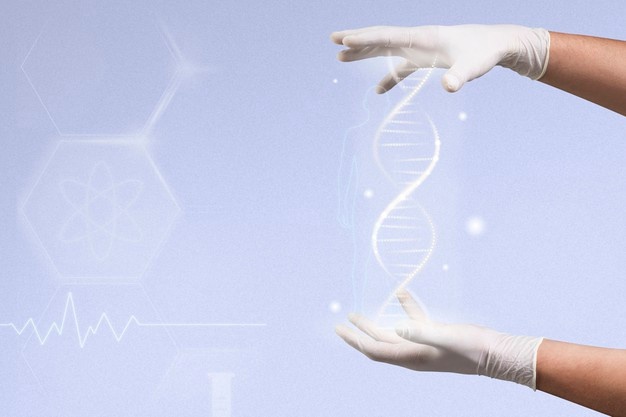 biotecnologia de engenharia genetica de dna com remix de tecnologia revolucionaria das maos do cientista