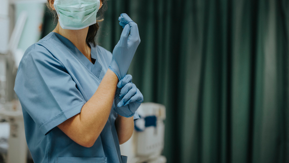 coronavirus medical staff banner template