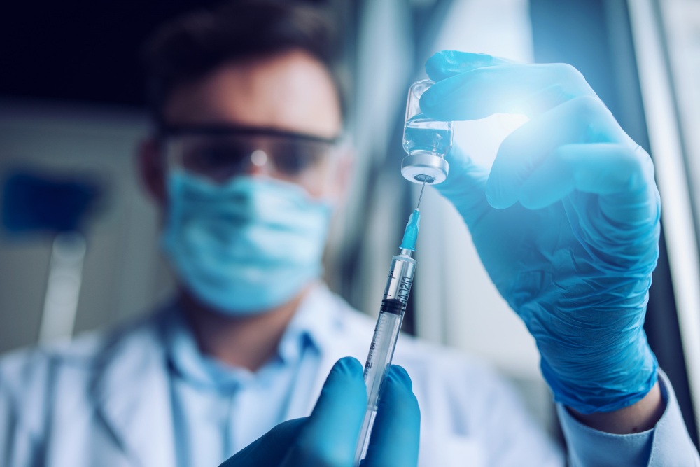 medical science laboratory concept virus bacteria research
